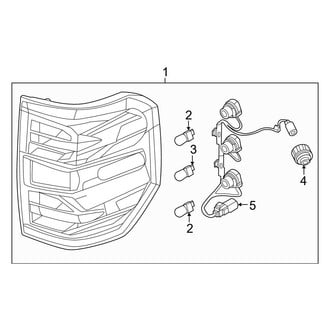 Ford OE - Rear Lamps - Tail Lamps