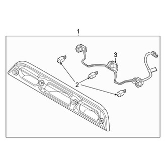 Ford OE - Rear Lamps - High Mounted Stop Lamp