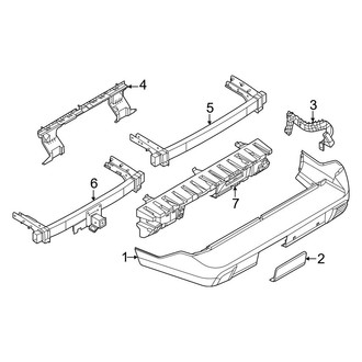 Ford OE - Rear Bumper - Bumper & Components