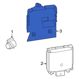 Ford OE - Left Blind Spot Detection System Warning Sensor Bracket