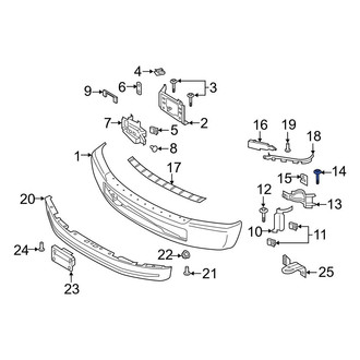 Ford OE - Rear Rearward Leaf Spring Bolt