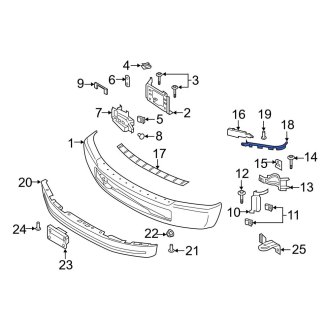 Ford OE - Front Left Bumper Trim
