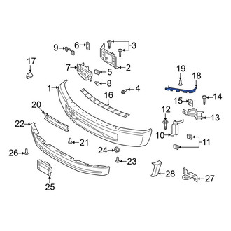 Ford OE - Front Right Outer Bumper Trim