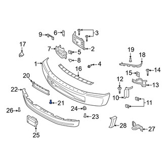 Ford OE - Bumper Impact Strip Clip