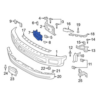 Ford OE - Front Left Radiator Support Air Duct