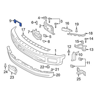 Ford OE - Front Left Bumper Joint Cover