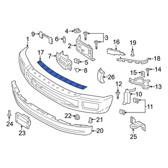 Ford OE - Front Bumper Step Pad