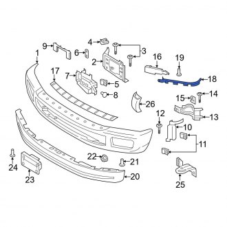 Ford OE - Front Right Bumper Trim