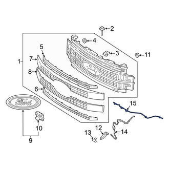 Ford OE - Front Headlight Washer Hose