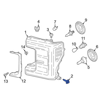 Ford OE - Lower Headlight Mounting Bolt
