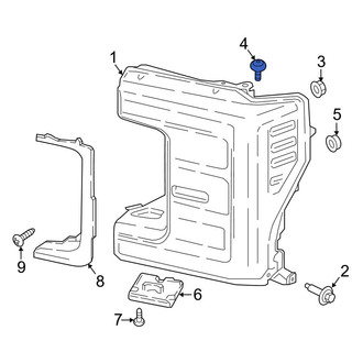 Ford OE - Radiator Shutter Screw
