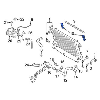 Ford OE - Lower Radiator Air Seal