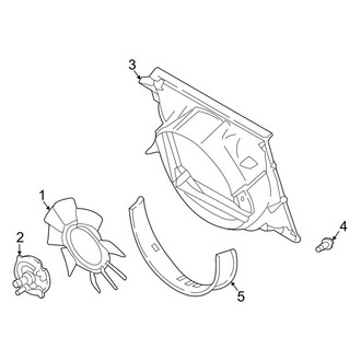 Ford OE - Cooling Fan (Regular Cab / SuperCab / Crew Cab 6.2L)