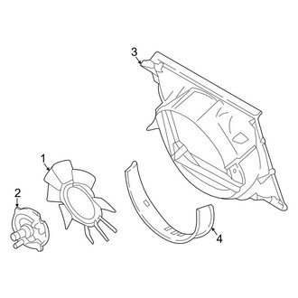Ford OE - Cooling Fan (Regular Cab / SuperCab / Crew Cab 7.3L)