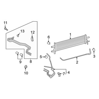 Ford OE - Cooling - Trans Oil Cooler (Regular Cab / SuperCab / Crew Cab 6.2L)