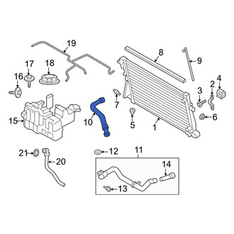 Ford OE - Upper Radiator Coolant Hose