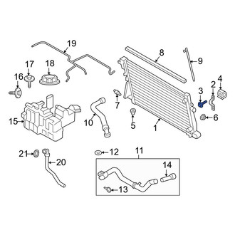 Ford OE - Radiator Screw