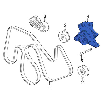 Ford OE - Left Accessory Drive Belt Idler Pulley