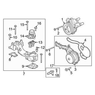 Ford OE - Cooling - Water Pump (Regular Cab / SuperCab / Crew Cab 6.7L)