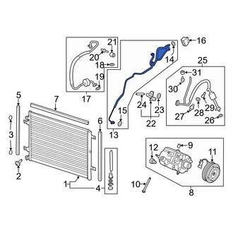 Ford OE - A/C Refrigerant Liquid Hose