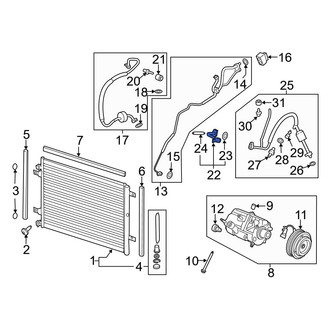 Ford OE - A/C Refrigerant Discharge Hose