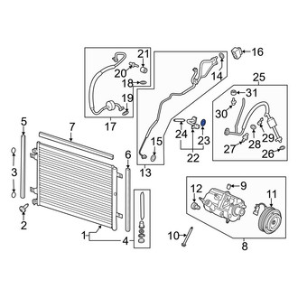 Ford OE - Front A/C Refrigerant Line O-Ring