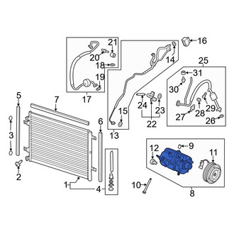 Ford OE - A/C Compressor