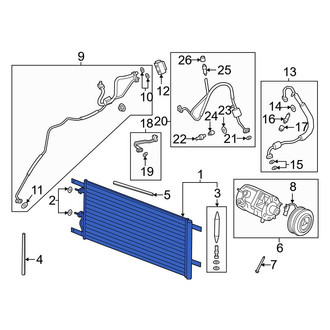 Ford OE - A/C Condenser