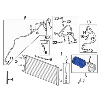 Ford OE - A/C Compressor