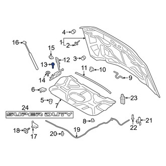 Ford OE - Hood Hinge Bolt