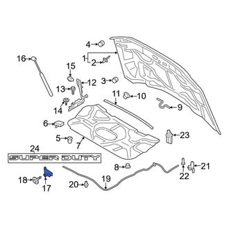 Ford OE - Front Hood Latch