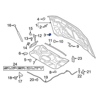 Ford OE - Front Inner Hood Stop Buffer
