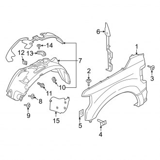 2019 Ford F-350 OEM Fenders | Front, Rear, Inner — CARiD.com