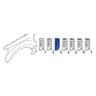 Ford OE - Front Right Fender Emblem