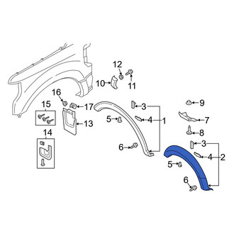 Ford OE - Front Right Fender Flare
