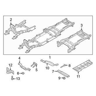 Ford OE - Frame & Components (Regular Cab), (Regular Cab)