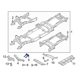 Ford OE - Frame Crossmember Bolt