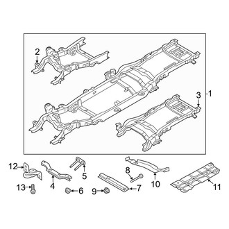 Ford OE - Frame & Components (SuperCab)