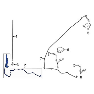 Ford OE - Radio Antenna Base