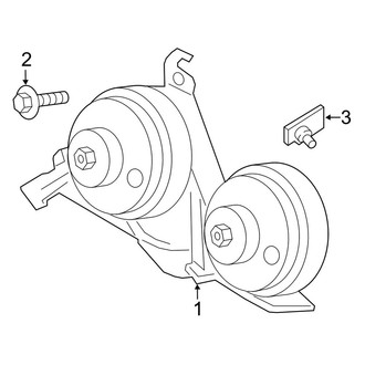 Ford OE - Electrical - Horn (Regular Cab / SuperCab / Crew Cab)