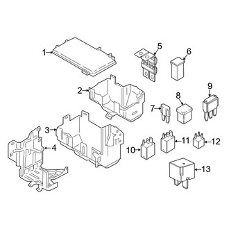 Ford OE - Electrical - Fuse & Relay (Engine Compartment), (Regular Cab / SuperCab / Crew Cab)