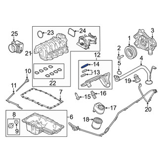 Ford OE - Upper Engine Coolant Thermostat Housing Seal