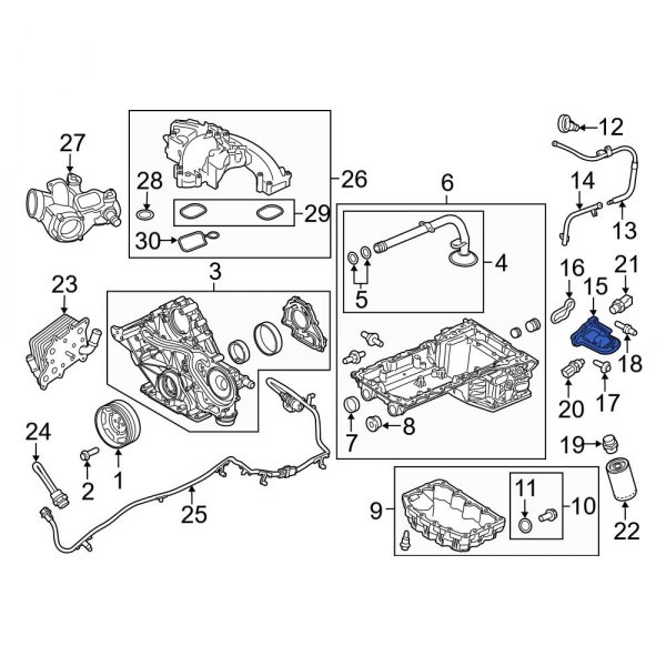 Engine Oil Filter Adapter