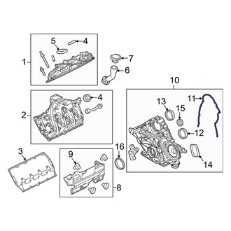Ford OE - Right Engine Timing Cover Gasket