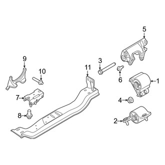 Ford OE - Engine & Transmission Mounting (Regular Cab / SuperCab / Crew Cab 6.7L)