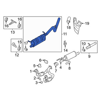 Ford OE - Exhaust Muffler