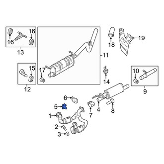 Ford OE - Exhaust System Hanger Bracket