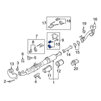 Ford OE - Exhaust System Hanger