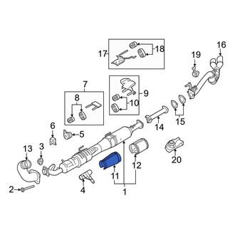 Ford OE - Left Exhaust Manifold Heat Shield