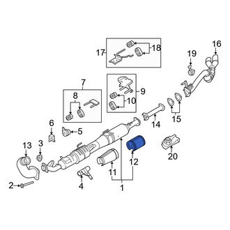 Ford OE - Left Exhaust Manifold Heat Shield